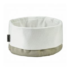 Stelton Large Bread Bag, Sand/White