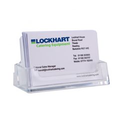 Card & Leaflet Holder Clear Acrylic