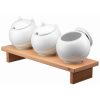 Large Bowl Stand Beechwood 3 x 3.5ltr