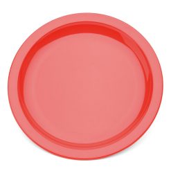 Plate Narrow Rim Red 17cm Polycarbonate