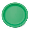 Plate Narrow Rim Green 23cm Polycarb