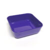 Dish Square Purple 10cm Polycarbonate