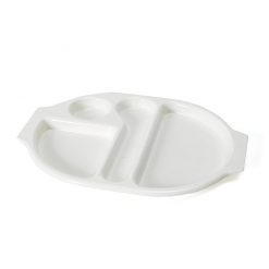 Meal Tray White 38 x 28cm Polycarbonate