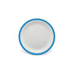 Duo Plate Narrow Rim Blue 17cm Polycarbonate