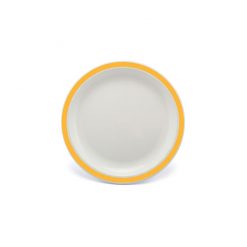 Duo Plate Narrow Rim Yellow 17cm Polycarbonate