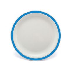 Duo Plate Narrow Rim Blue 23cm Polycarbonate