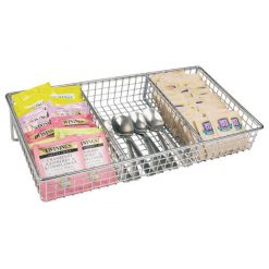 Display Basket Chrome Oblong 36 x 20 x 5cm