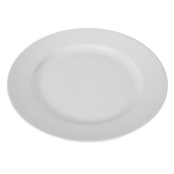 Polar White Melamine Basic Plate 250mm Dia