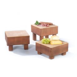 Medium Butchers Block Beechwood Square x 21cm
