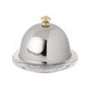 Stainless Steel Dome For Glass Butter Dish