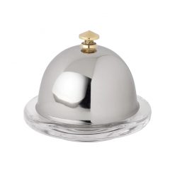 Stainless Steel Dome For Glass Butter Dish