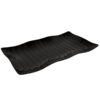 Wavy Platter Black Melamine Oblong 42x24x4cm