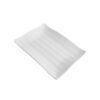 Wavy Platter White Melamine Oblong 21x15x3cm