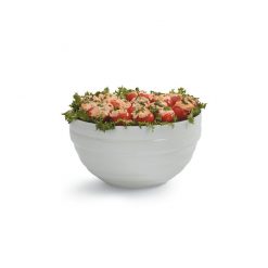 White Round Insulated Serving Bowl 3.2 Litre