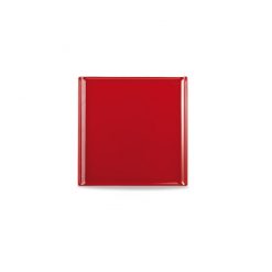 Buffet Tray Square Melamine Red 30.3cm 11.875 inch