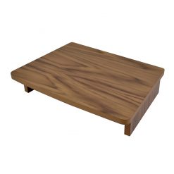 Walnut Veneer Nested TableRiser 45.6x35.5x9.5cm