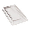 Palette Lid Clear Polycarbonate Oblong 1/1GN