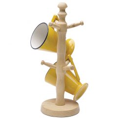 KitchenCraft Beech Wood Mug Tree