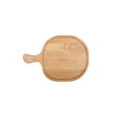 Rustic Oak Round Handle Board 48 x 32cm