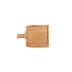 Square Handled Oak Board 36.5 x 25.5cm