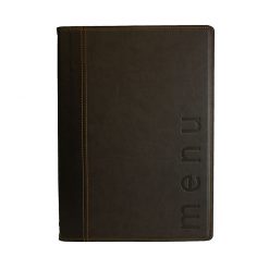 2 material A4 menu 4 card Black 33.5 x 24.5cm