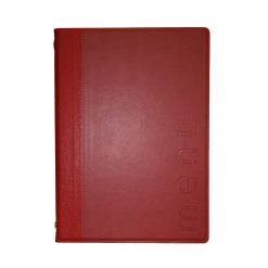 2 material A4 menu 4 card Red 33.5 x 24.5cm