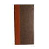 2 material 2/3rd A4 menu 4 card Brown 32x16.5cm