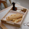 Fish & Chip Tray - Oak Matt Lacquer Natural