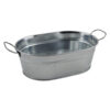 Galvanised Steel Serving Bucket 23 x 15 x 7cm
