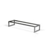 Flow Low Plinth Frame 530 x 162.5 x 99.5mm S/S