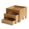 Three Tier Stand - Mini - Oak