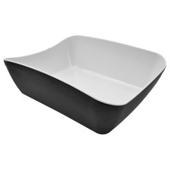 Verdura Black/White Matt Melamine 1/2 Crock