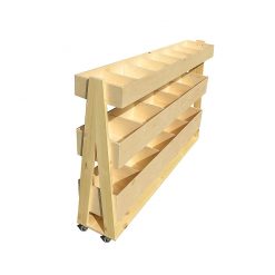 Queue Divider With Lid 150 x 26cm Natural