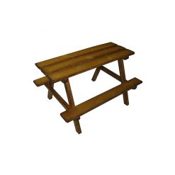 Mini PicnicTable 56 x 36.5 x30cm. White