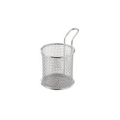 Individual Round Basket S/S 8.4cm