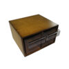 Bread Bin Double Clear Drawer Distressed