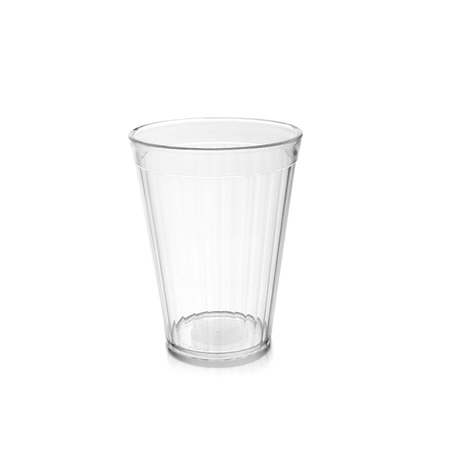 Polycarbonate Tumbler Fluted 5 Polycarbonate Tumbler Fluted 5.25oz Clear
