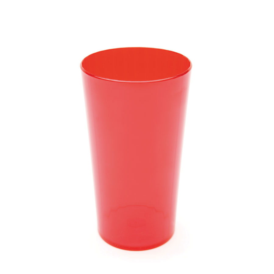 280ml (10oz) Fluted Tumbler Translucent Red 1 280ml (10oz) Fluted Tumbler Translucent Red