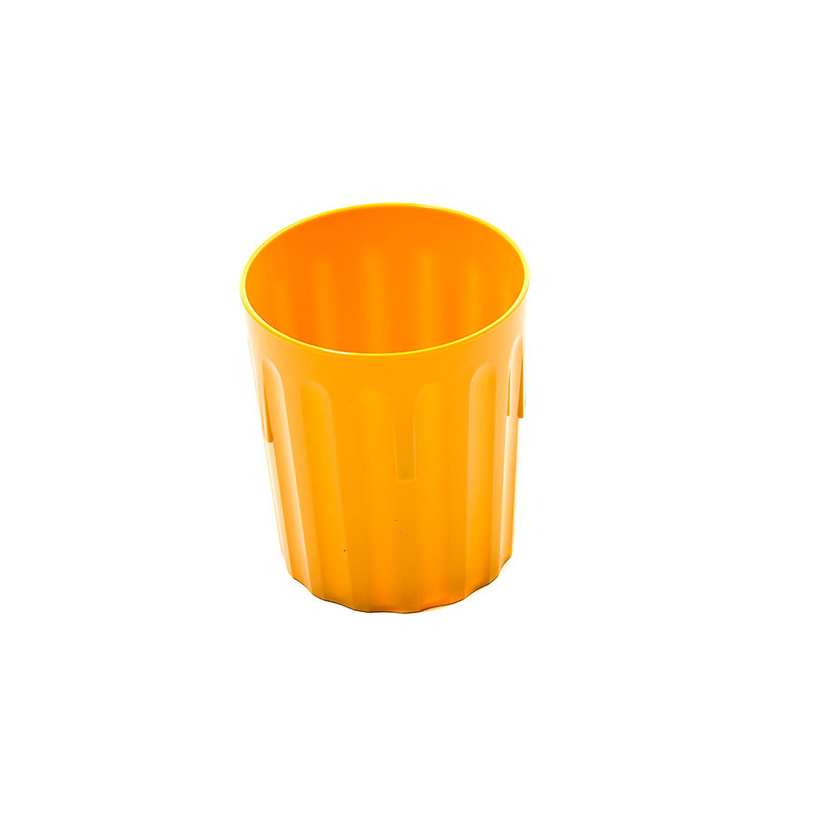 Polycarbonate Tumbler Fluted 8oz Yellow 1 Polycarbonate Tumbler Fluted 8oz Yellow