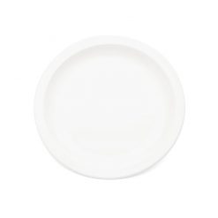 Plate Narrow Rim White 17cm Antibacterial Poly