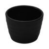 Black Melamine Rippled Ramekin 7.5cl
