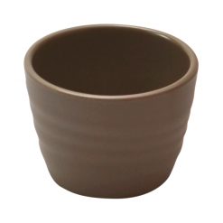 Stone Melamine Rippled Ramekin 7.5cl