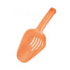 Slotted Ice Scoop Plastic Orange 10oz