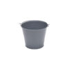 French Grey Clr Galvanised Metal Bucket 12.5cm
