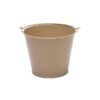 Metal Bucket 5.4cm High Cream