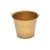 Metal Bucket 5.4cm High Gold