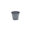 French Grey Colour Galvanised Metal Bucket 6cm