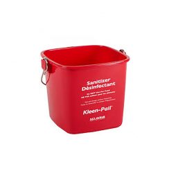 Kleen-Pail Commercial Cleaning Bucket Red 6qt