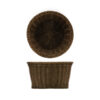 Lisbon Poly Wicker Round Basket