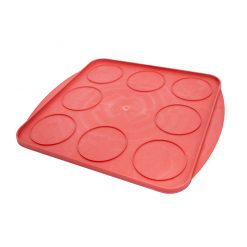 Red Microwave Tray Large Pots